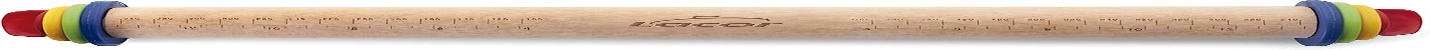 67142 Teigroller Buchenholz 34 cm con Weinring, Holz, Marrone, 42 x 6 x 6 cm