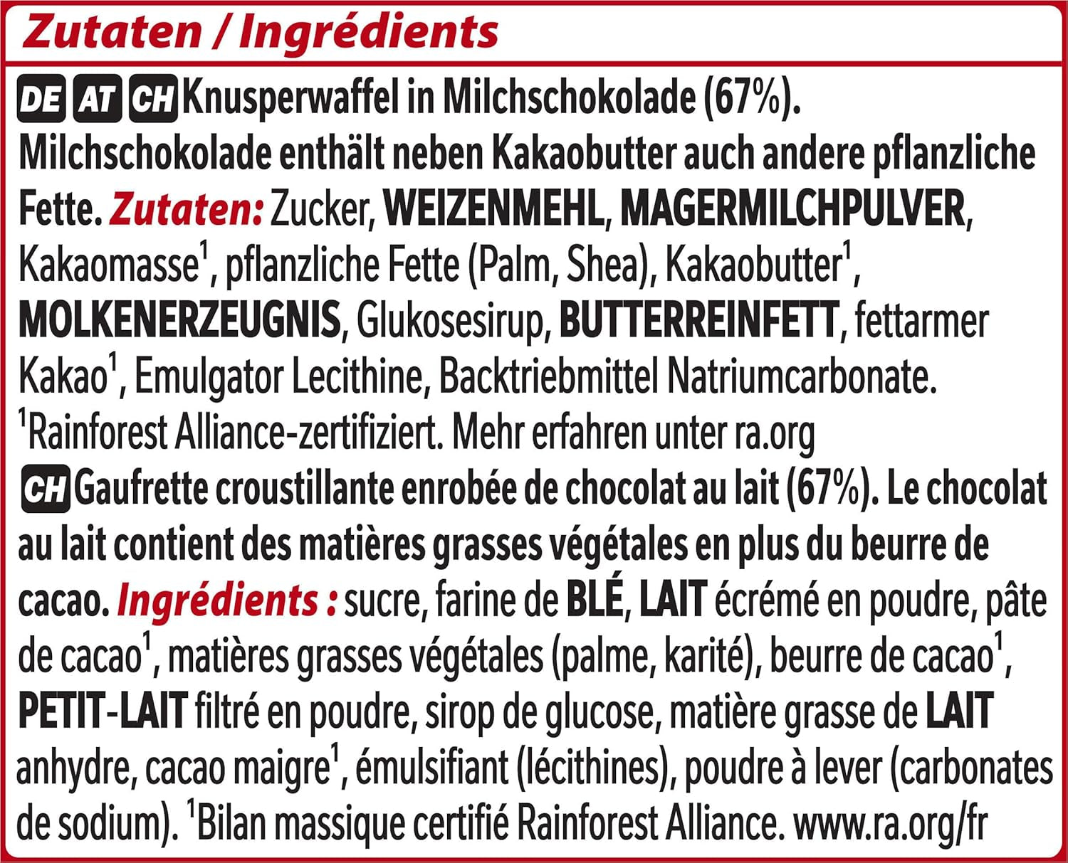 Nestlé KitKat Barrette di cioccolato classiche Barrette di wafer croccanti al cioccolato al latte Confezione da 24 (24 x 41,5 g)