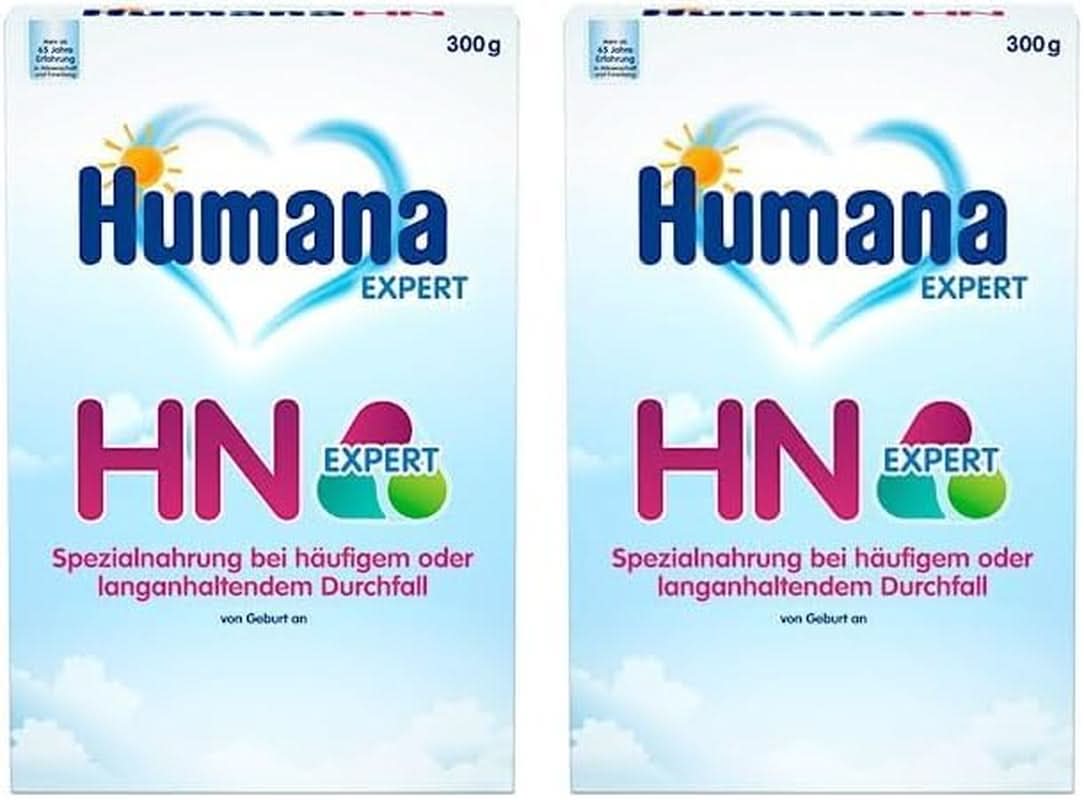 Humana HN Expert, dalla nascita, alimento speciale per diarrea frequente o prolungata, favorisce la normalizzazione delle feci, con banana, 300 g Naty Shop