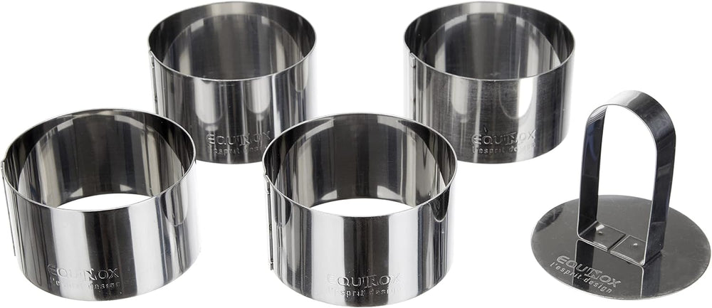 508937 Set forme pentru biscuiți, nailon/oțel inoxidabil, 4 bucăți