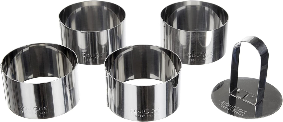 508937 Set forme pentru biscuiți, nailon/oțel inoxidabil, 4 bucăți