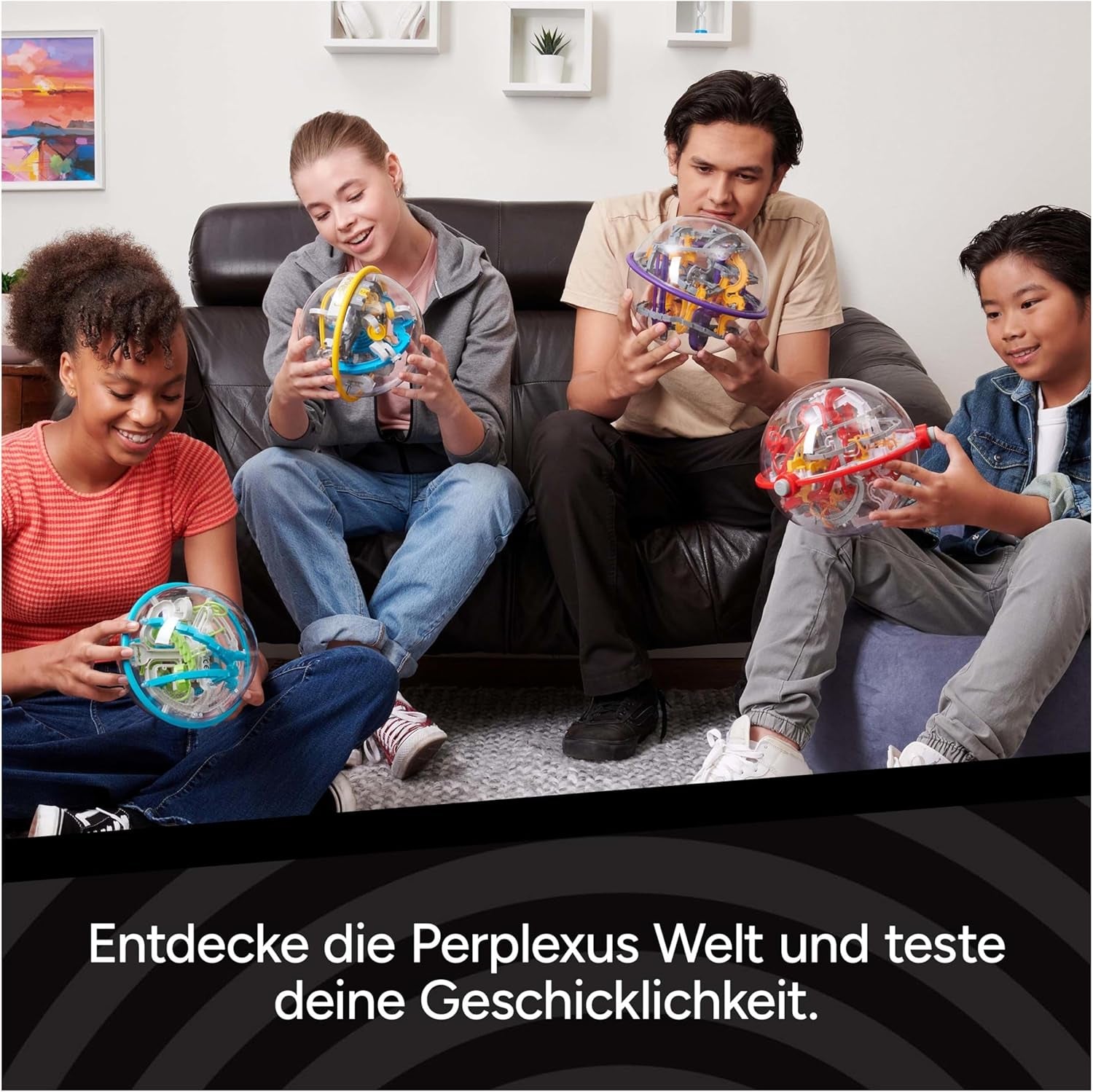 Spin Master Games - Labirinto di palline 3D Perplexus Beast con 100 ostacoli, gioco di pazienza per bambini dai 9 anni in su e adulti