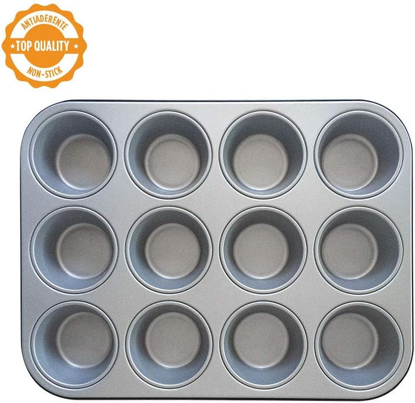 0062750 teglia per 12 muffin Stampi e teglie per cuocere Naty Shop
