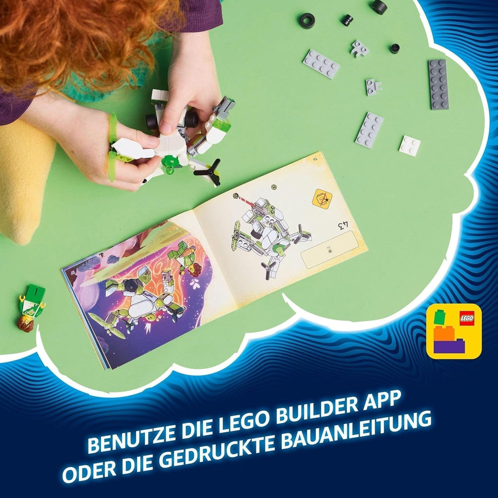 LEGO Dreamzzz Z-Blob's Robot and Vehicle Adventure, 20-in-1 Toy Mech, pentru fete și băieți, copii cu vârsta de peste 7 ani, Playset Fantasy cu Mateo Minifigure, 20 versiuni de Z-Blob 71487 Seturi de constructie Besuche den LEGO-Store