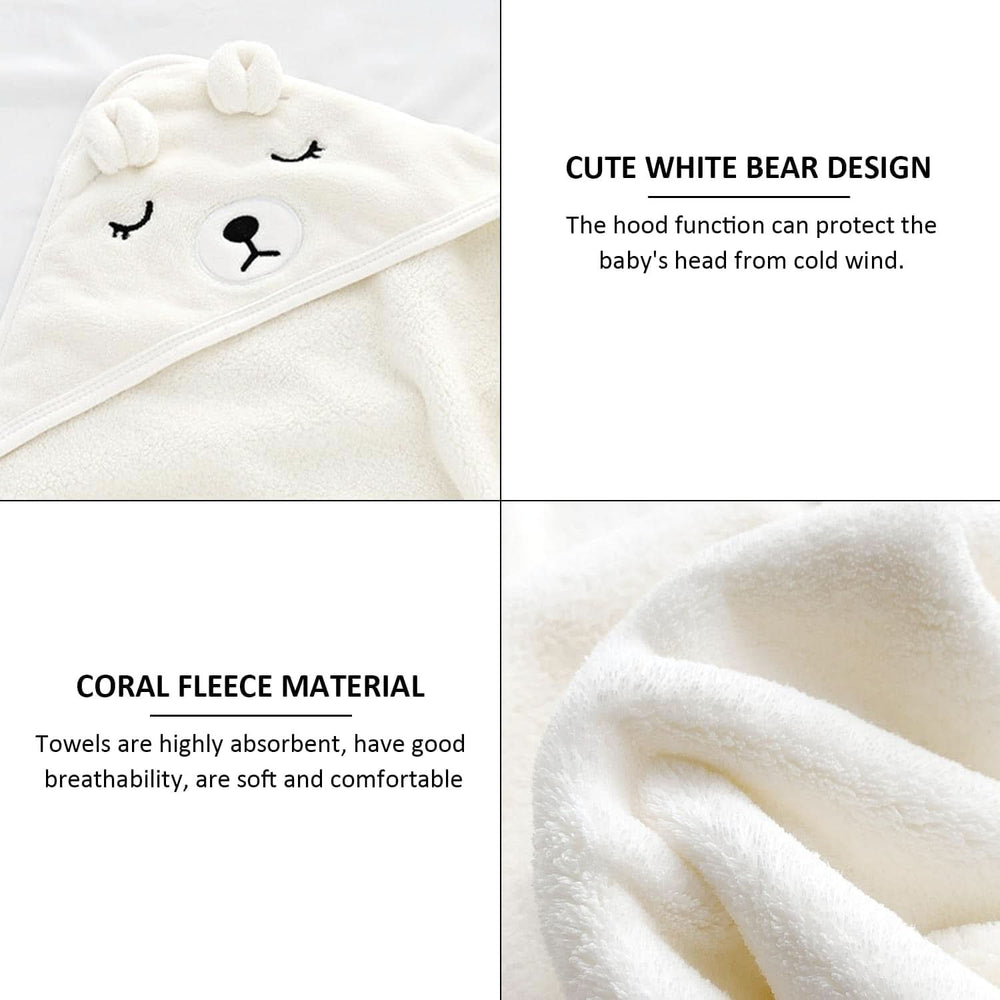 Asciugamano per neonati con cappuccio, morbido e assorbente Mamma e Bambino Naty Shop