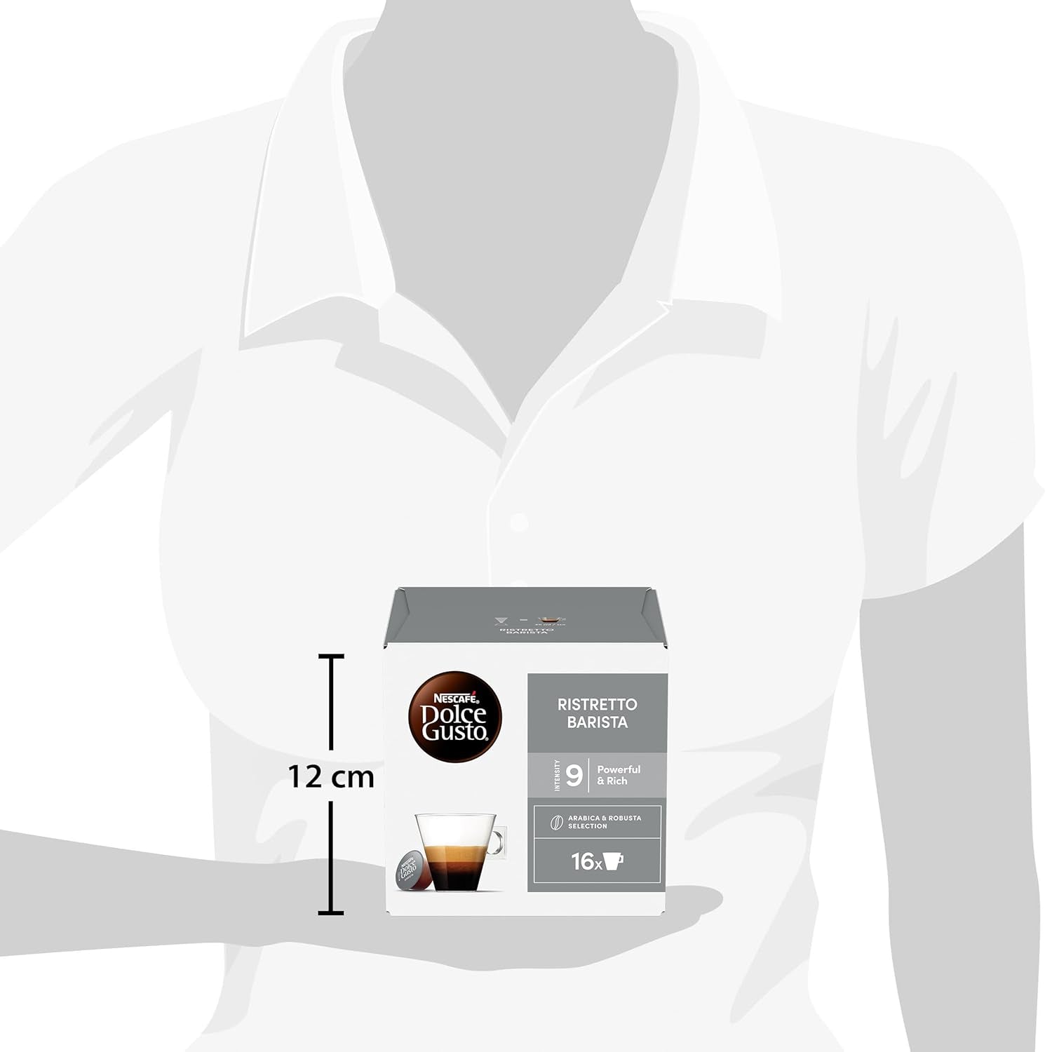 NESCAFÉ DOLCE GUSTO Ristretto Barista Kaffeekapseln 3er Pack (3 x 16 Kapseln)