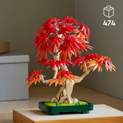 LEGO Botanicals Acero rosso giapponese - Albero bonsai - Kit di piante artificiali con foglie rosse e arancioni, più ciotola - Decorazioni per la casa - Idea regalo per adulti - 10348 Set di costruzione Besuche den LEGO-Store
