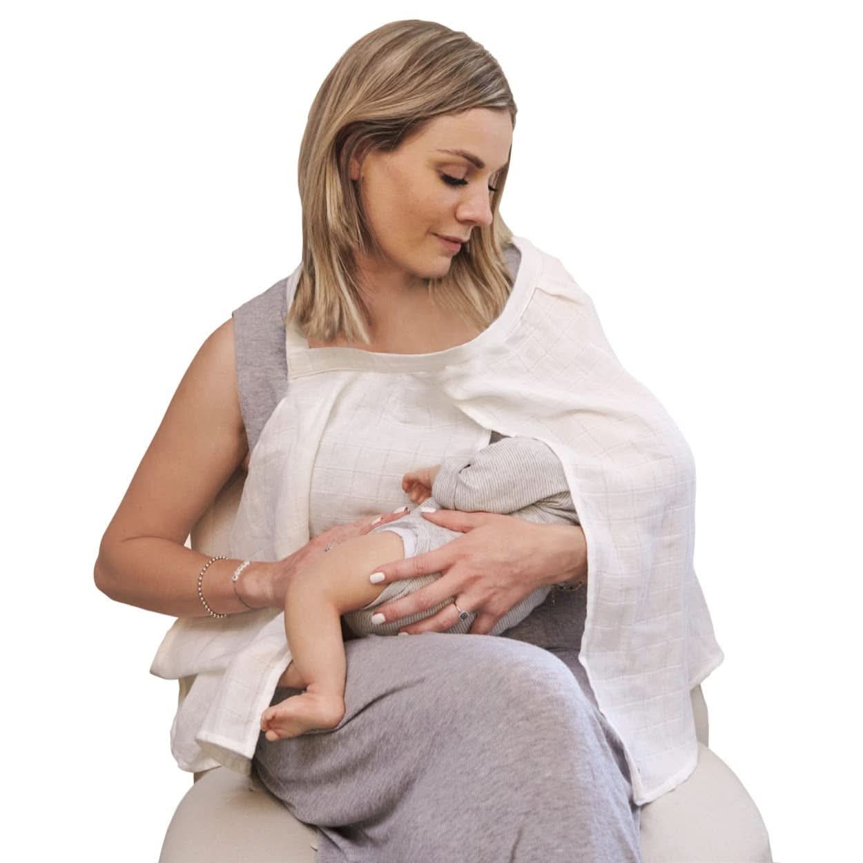 Asciugamano da allattamento, bianco Accessori per alimenti e allattamento Naty Shop Bianco