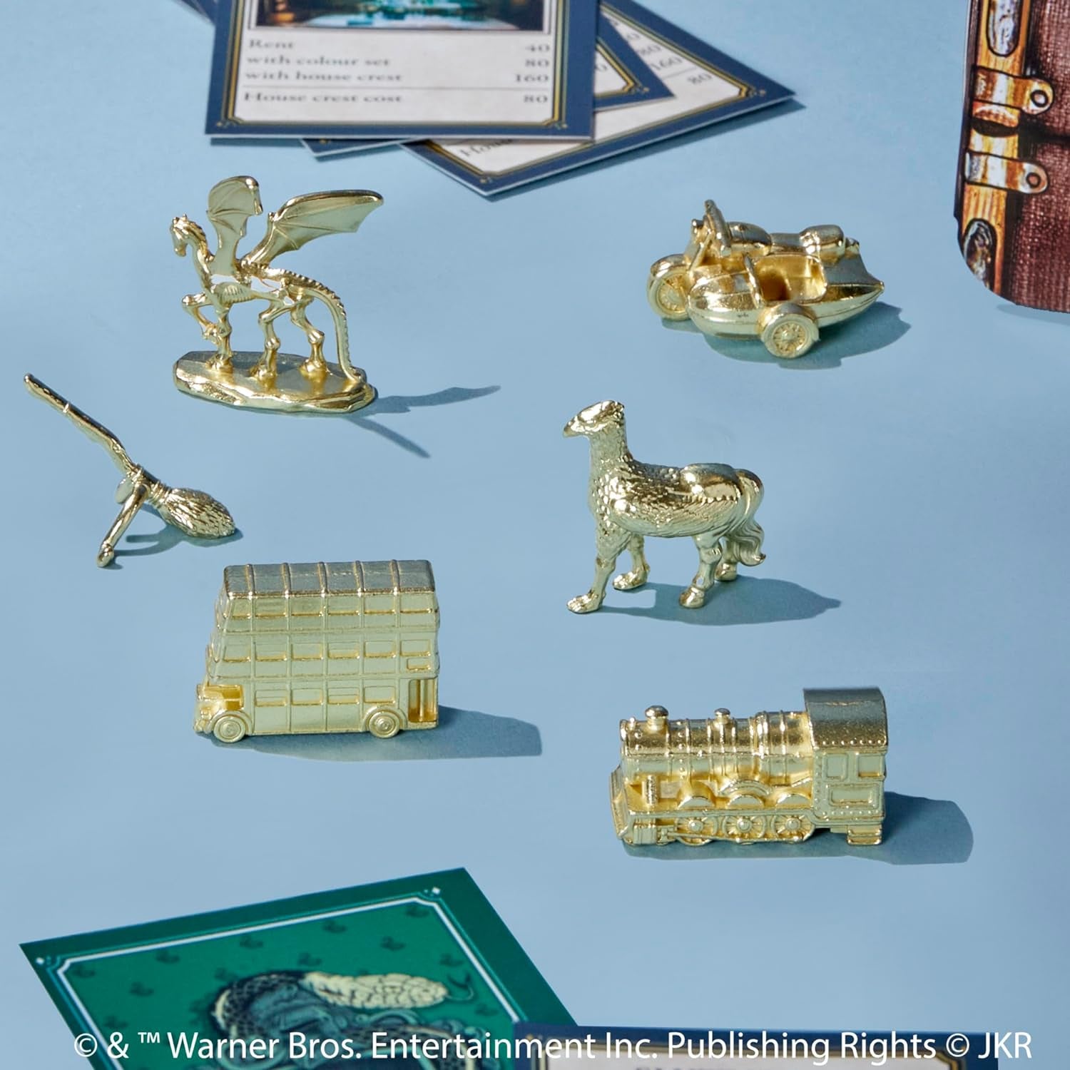 Joc de societate Monopoly Harry Potter Edition, joc de familie pentru 2 până la 6 jucători, cu vârsta de 8 ani și peste - versiune germană