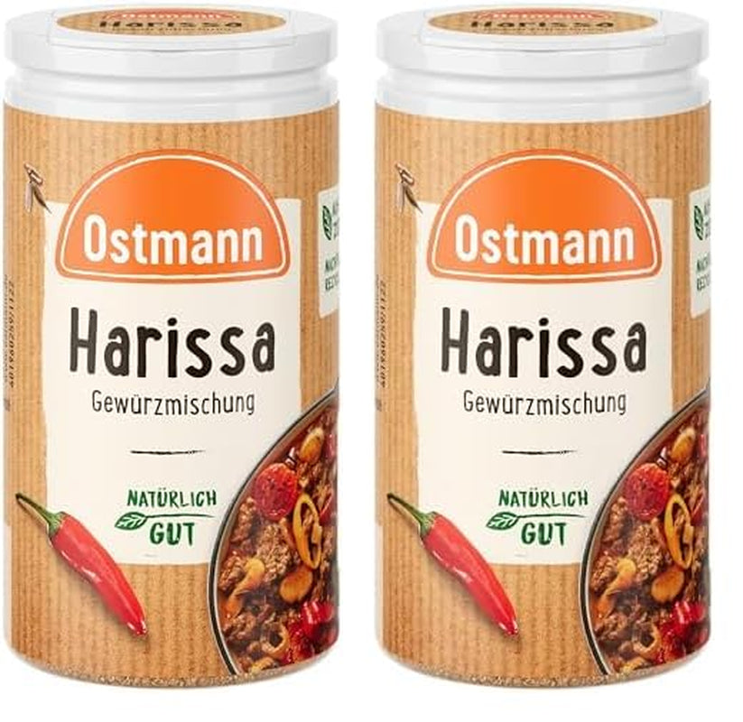 Ostmann Gewürze - Harissa Gewürzmischung | Sciarfes orientalisches Gewürz für Geflügel, Fleisch, Gemüse oder Couscous | 35 g in Der Streudose