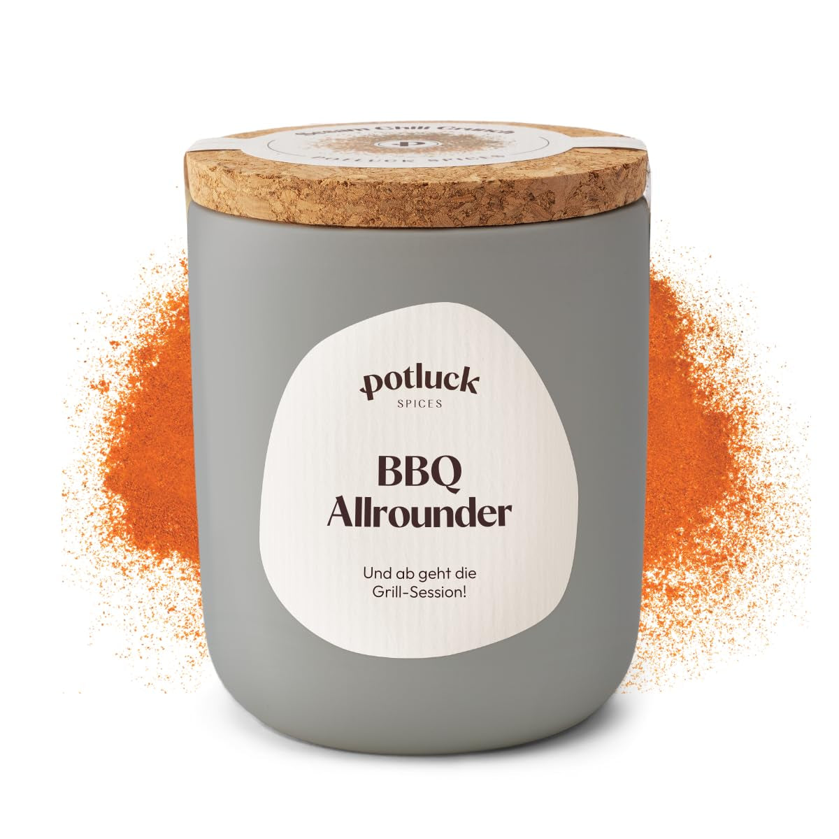 Potluck | Hamburger di spezie | Würzmischung im Keramiktopf | 100 g| Vegano, senza glutine e con ingredienti naturali