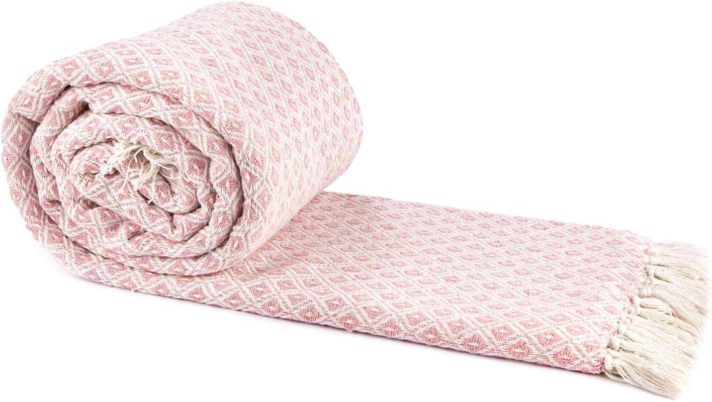 Cuvertură de pat, bumbac, ocru, 90X100 (228X254Cm) Paturi si Cuverturi Emma Barclay Blush roz 50X60" (127X152Cm)