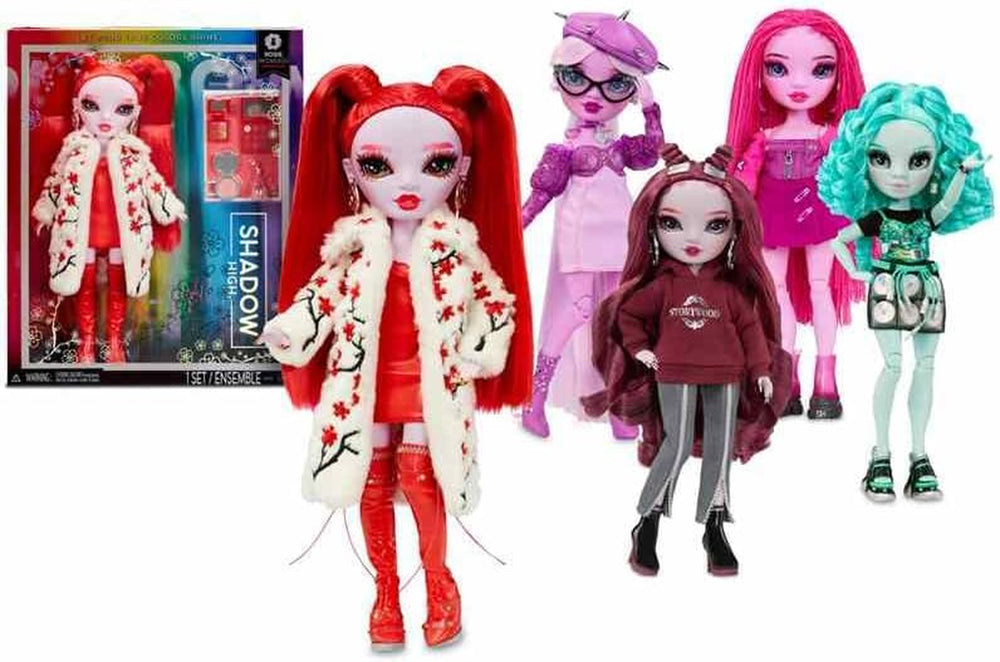 Rainbow High Shadow High Seria 3 - Scarlett Rose - Păpușă la modă maro-castaniu - Ținută la modă și peste 10 accesorii de joacă colorate - Ideală pentru copii cu vârste între 4 și 12 ani și colecționari