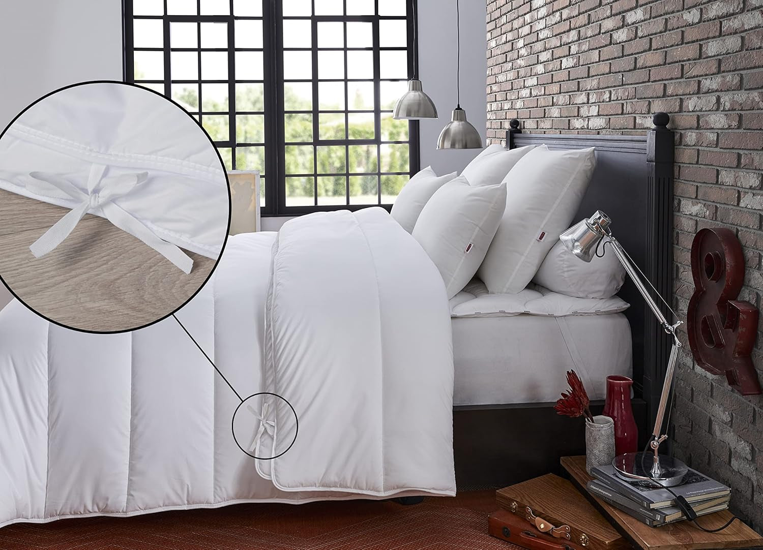 DODO 25665 Coperta 4 stagioni 140 X 200 Cm Poliestere Bianco Piumini e Trapunte Naty Shop