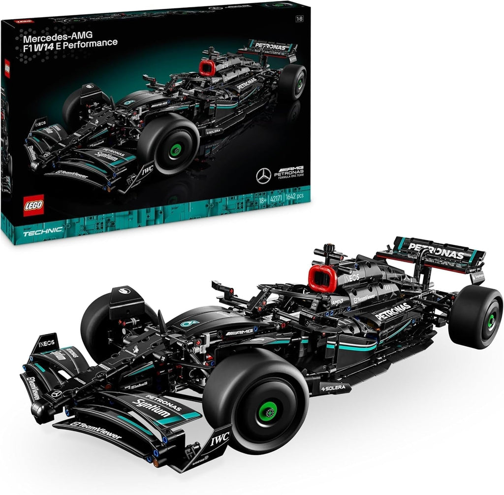Set de performanță LEGO Technic Mercedes-Amg F1 W14 E pentru adulți, model de mașină de curse la scară, obiecte de colecție pentru casă sau birou, cadouri Formula 1 pentru bărbați, femei 42171 Seturi de constructie Besuche den LEGO-Store Autoturism