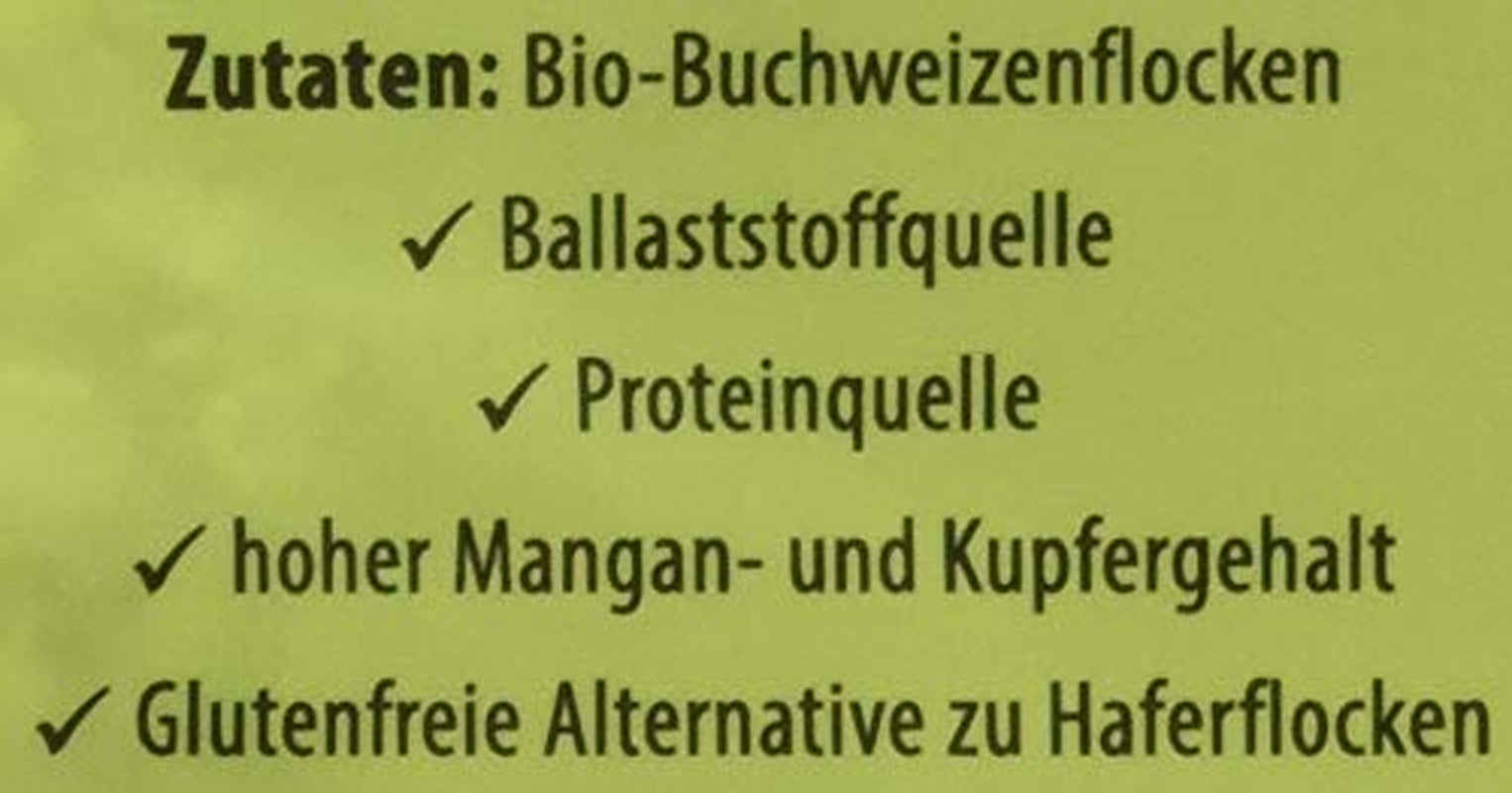 Fiocchi di grano saraceno bio, 500g