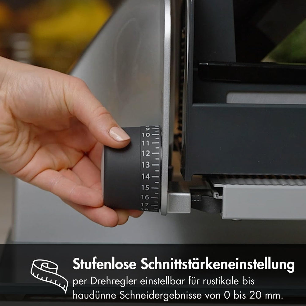 GRAEF Master M20EU Multi-affettatrice in acciaio inox, argento Trituratori e Affettatrici Naty Shop