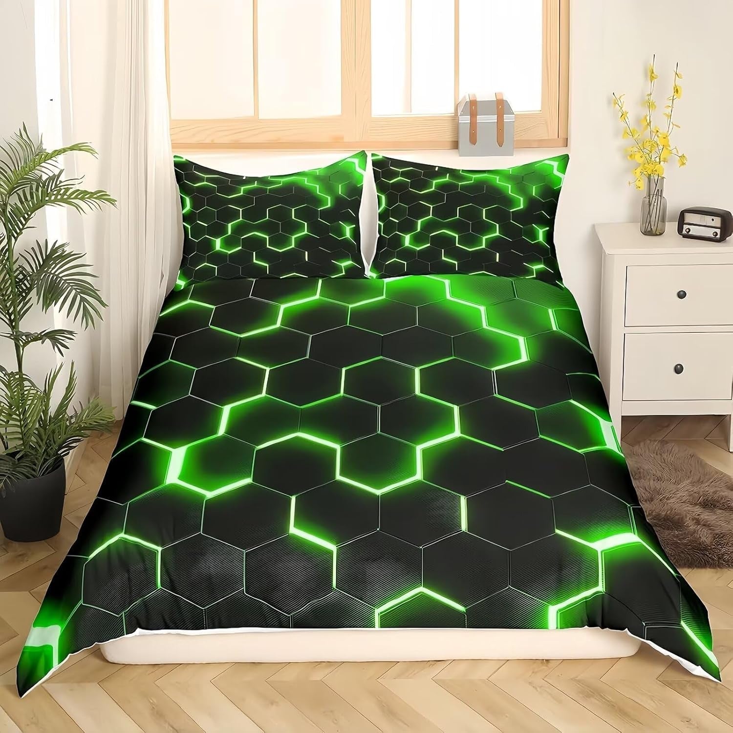 Kids Mädchen Cute Katze Kitty Katzenmotif Bettwäsche Kinder Katzenbettwäsche Kinderbettwäsche Letto Copripiumino Set biancheria da letto 135 × 200 cm