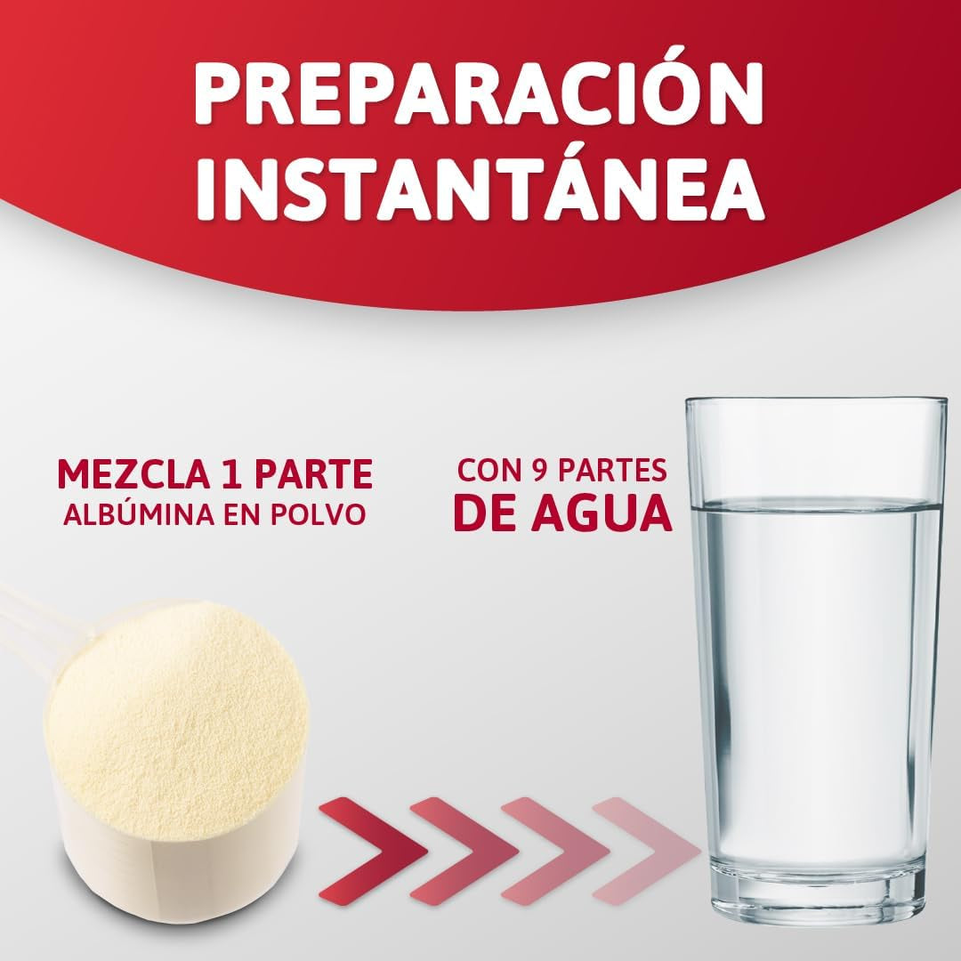 Eiklarpulver (350g) | Getrocknetes Eiklar Pulver | Eialbumina für Backen & Kochen | Ohne Zusatztoffe | Confezione in busta con cerniera senza lattosio