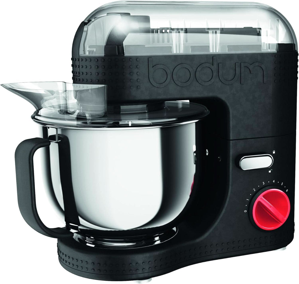 Bodum Bistro Elektrische Küchenmaschine, 4,7 L, 4,7 litri, Weiß Madre e bambino Naty Shop Schwarz