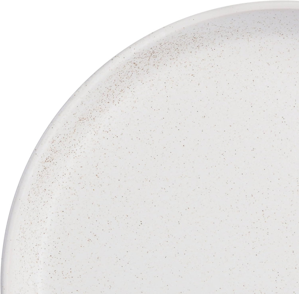 Set de veselă Sofia Coupe, serviciu pentru 4 persoane (12 piese), alb cu pete