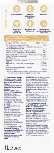 Alpro Latte Di Soia Alla Vaniglia 8x1L - Vegano E Ricco Di Calcio