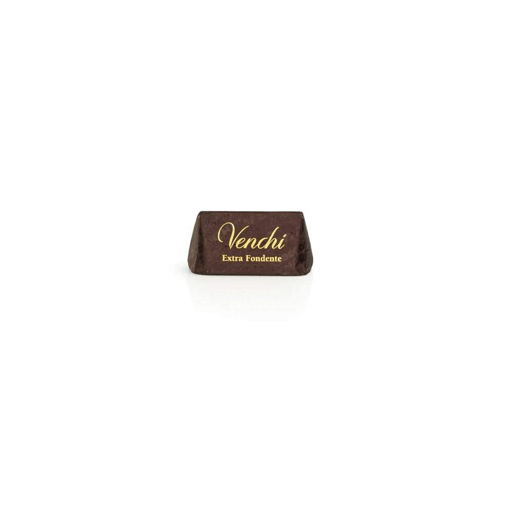 Venchi Gianduiotti Extra Black 1 Kg - Cioccolato Piemontese Con Cacao Al 75% E Pasta Di Nocciole IGP Vegan Senza Glutine