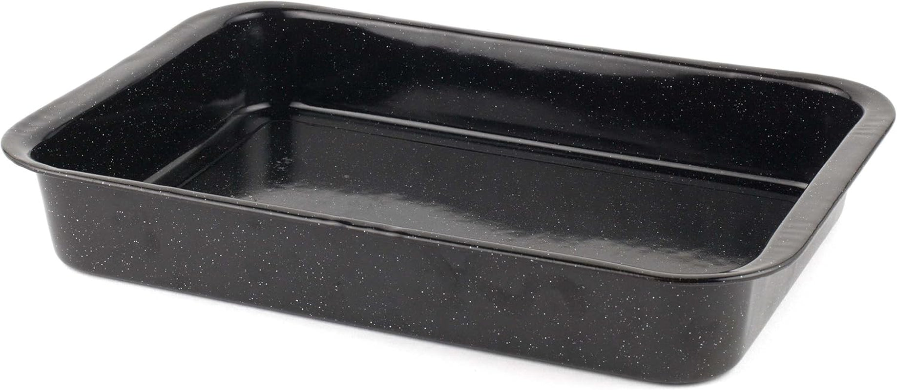 Russell Hobbs CW9161 Romano 34Cm Emaille Bräter - Mit Gitter, Rechteckige Auflaufform Mit Rost, Spülmaschinenfest Ofenform, Grill Auflaufform, Bratform Für Backofen Ofenbeständig Bis 230 Grad Matrite si tavi pentru copt Naty Shop 36Cm