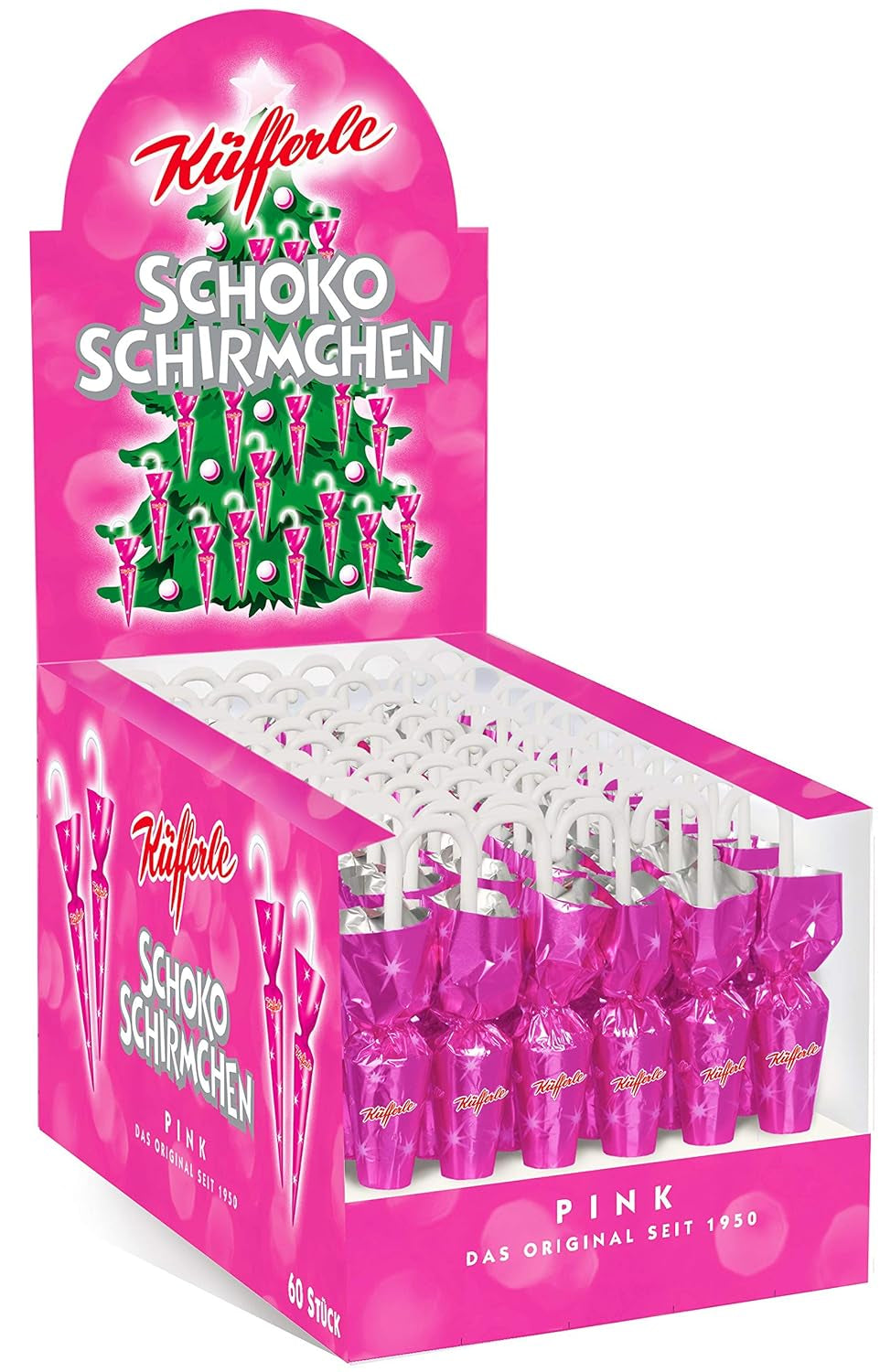 Ombretti di cioccolato Küfferle Polar Silver 810g (60 pezzi)