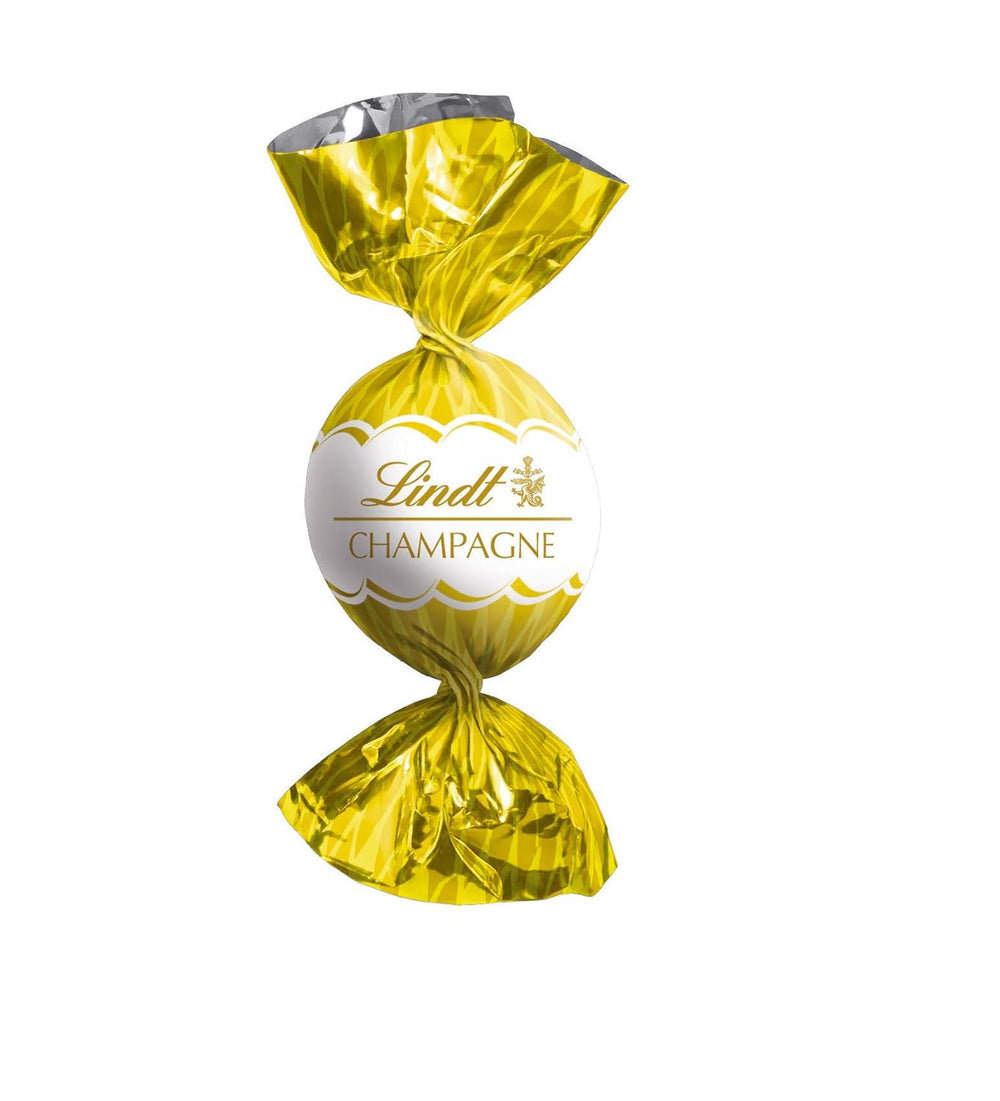 Lindt Marc de Champagne Palline di cioccolato | 700 g ca. 56 cioccolatini al latte con ripieno raffinato, contengono alcol | Pacchetto sfuso | Regalo di cioccolato | Regalo di cioccolato