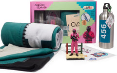 Netflix Chill Kit - Squid Game, licenza ufficiale, coperta in pile, oggetto da collezione, thermos, adesivo, idea regalo di Natale, il tuo regalo di compleanno Letti e coperte Besuche den Neamedia Icons-Store Titolo predefinito