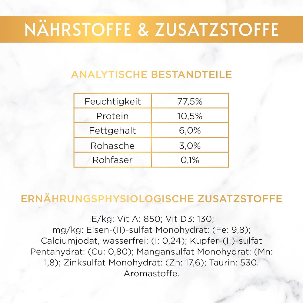 Pate fin Gourmet Gold cu legume, hrană umedă pentru pisici cu păstrăv și roșii, pachet de 12 (12 x 85g)