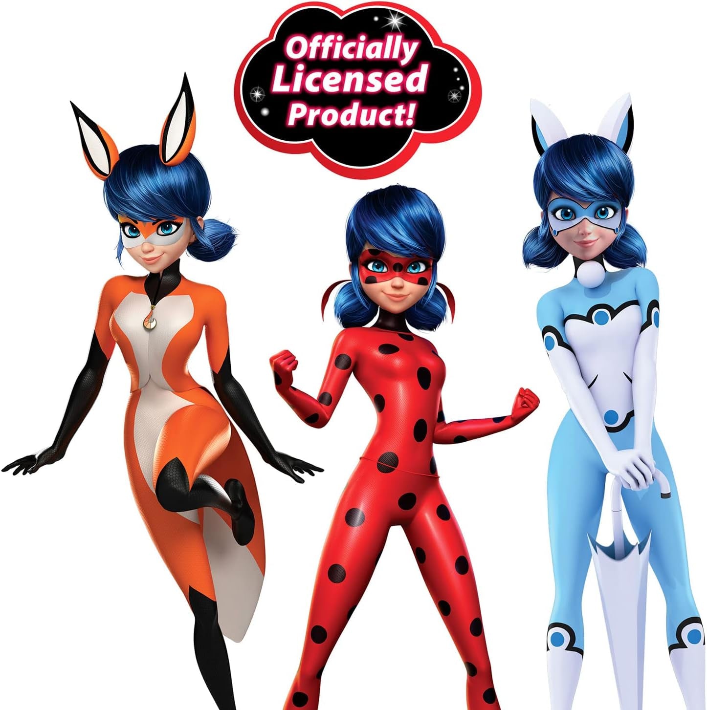 Bandai - Miraculous Ladybug - Doll Marinette Colour Change Surprise - Păpușă articulată Miraculous, 26 Cm + 3 surprize - Model aleatoriu - P50390 Papusi Naty Shop