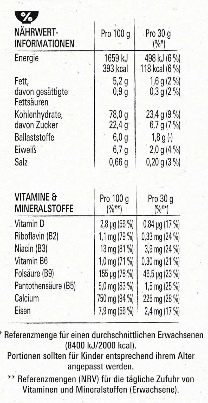 Nestlé Cookie Crisp (+20%), biscotti integrali per la colazione ai cereali per bambini, confezione da 1 (1x450g)