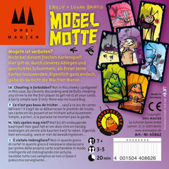 Schmidt Spiele 40862 Mogel Motte, Gioco di carte dei tre maghi