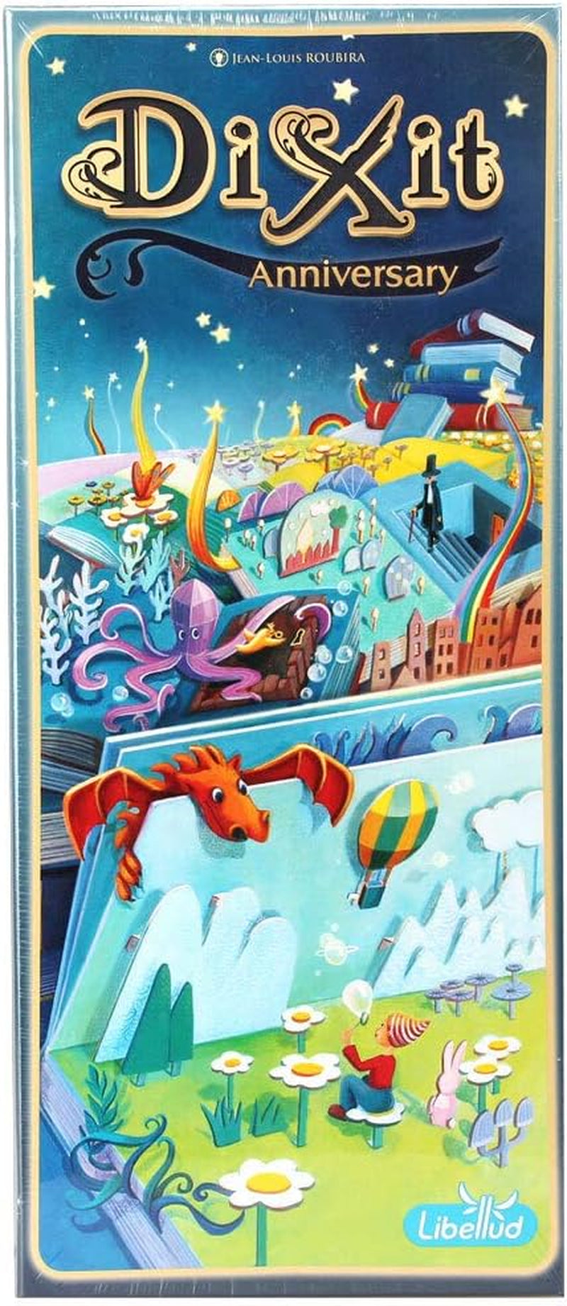 Asmodee, Dixit, Versione tedesca, Gioco base, Un'immagine vale più di mille parole, Gioco creativo per famiglie per 3-8 giocatori dagli 8 anni in su, Gioco dell'anno 2010 con 30 minuti di riproduzione