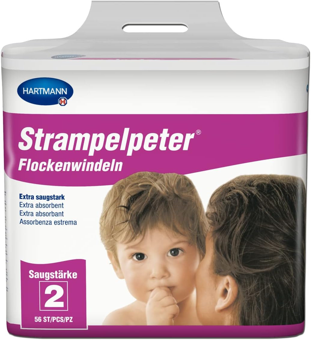 Scutece exfoliante, nivel de absorbție 2: soluție igienică pentru utilizatorii cu incontinență ușoară, absorbante pentru incontinență, 35x11cm, 56 bucăți