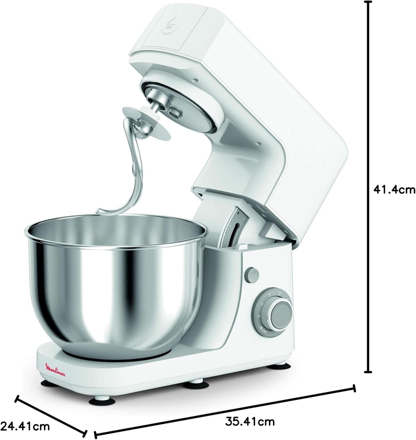Robot da cucina multifunzione Essential, 800 W, 6 impostazioni di velocità, ciotola in acciaio inossidabile, 4,8 L Mamma e Bambino Naty Shop
