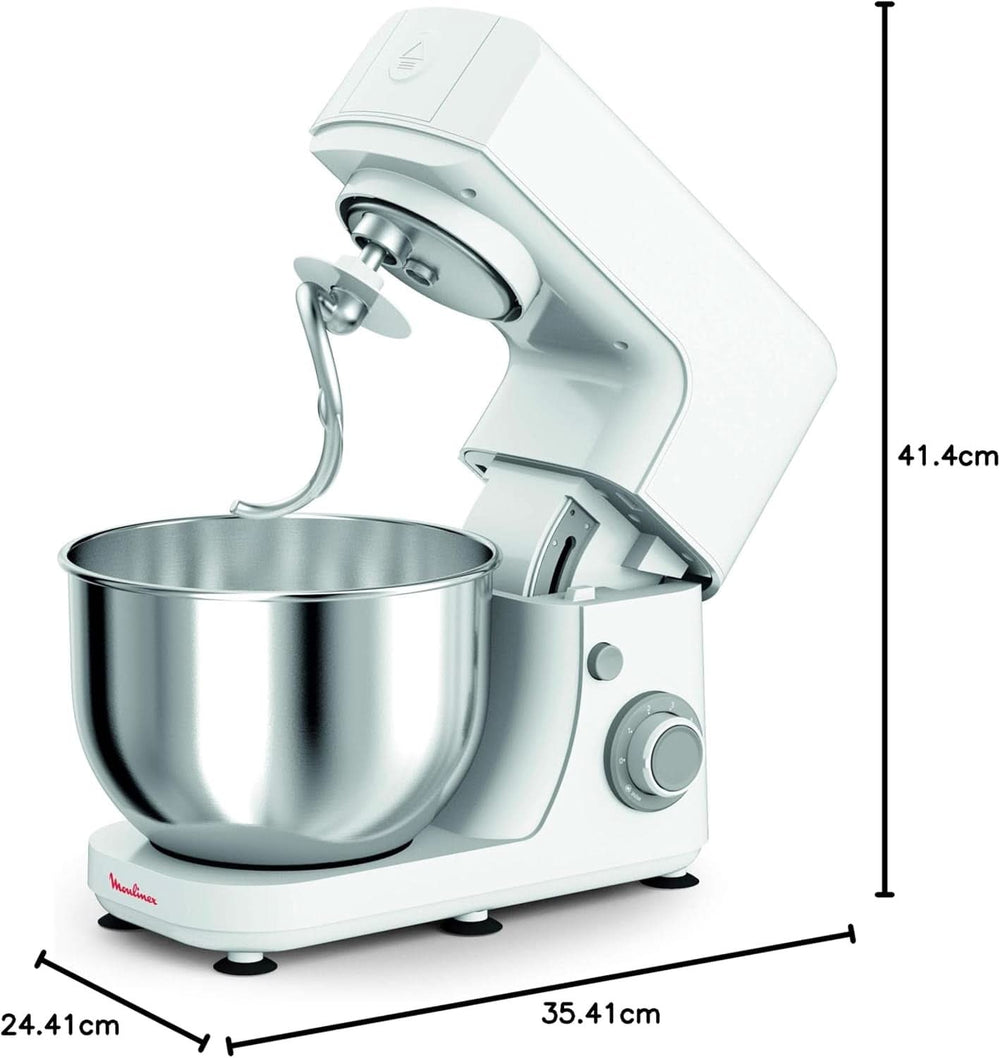 Robot da cucina multifunzione Essential, 800 W, 6 impostazioni di velocità, ciotola in acciaio inossidabile, 4,8 L Mamma e Bambino Naty Shop
