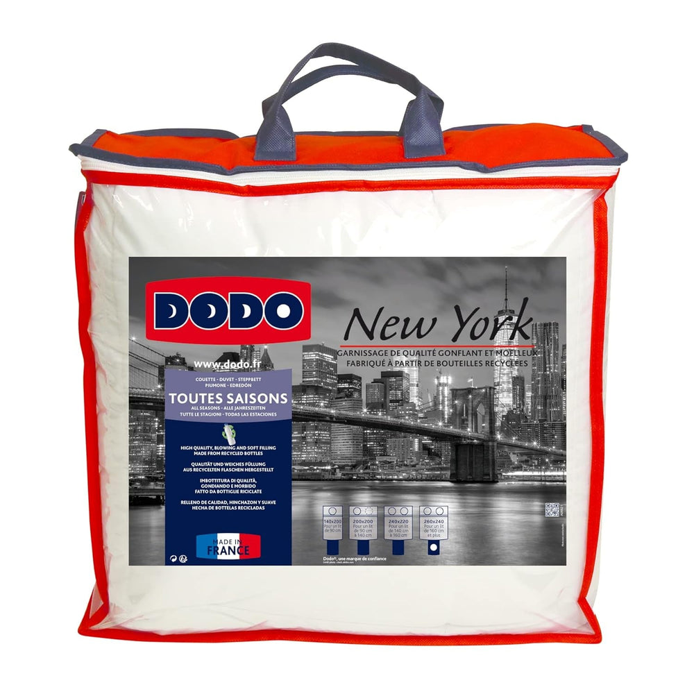Dodo L Trapunta, Temperata, Ecologica, 240 X 260 L, Letto matrimoniale | Trapunta New York, Soft, Pelle pesca, Lavabile in lavatrice a 40 °C Trapunte e trapunte Naty Shop