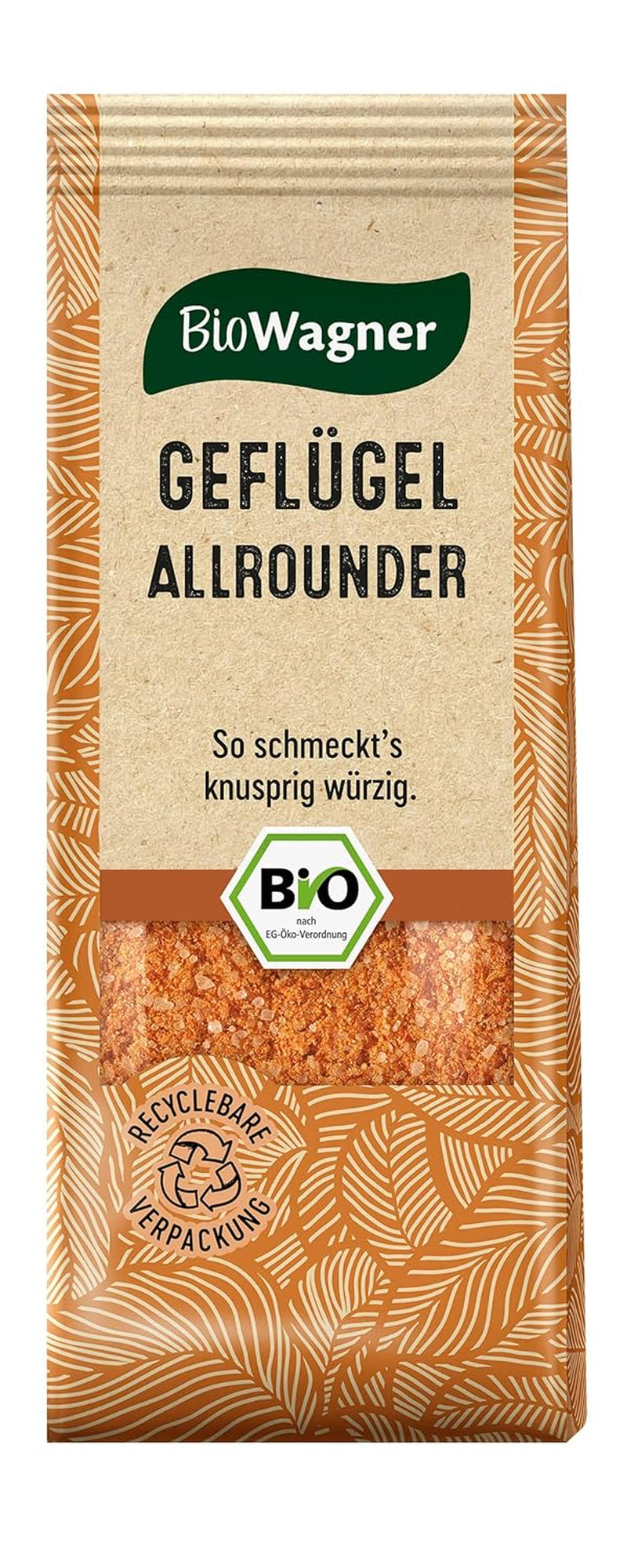 BioWagner - Bio Ras el Hanout, Gewürzmischung für orientalische und arabische Gerichte, ideal für Couscous, Tajine oder Hummus, naturbelassene Bio-Zutaten, recyclable Verpackung, 50 g