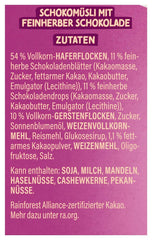 Dr. Oetker Vitalis Muesli al cioccolato fondente: Muesli da colazione al cioccolato fondente, confezione da 6 (6 x 600 g)