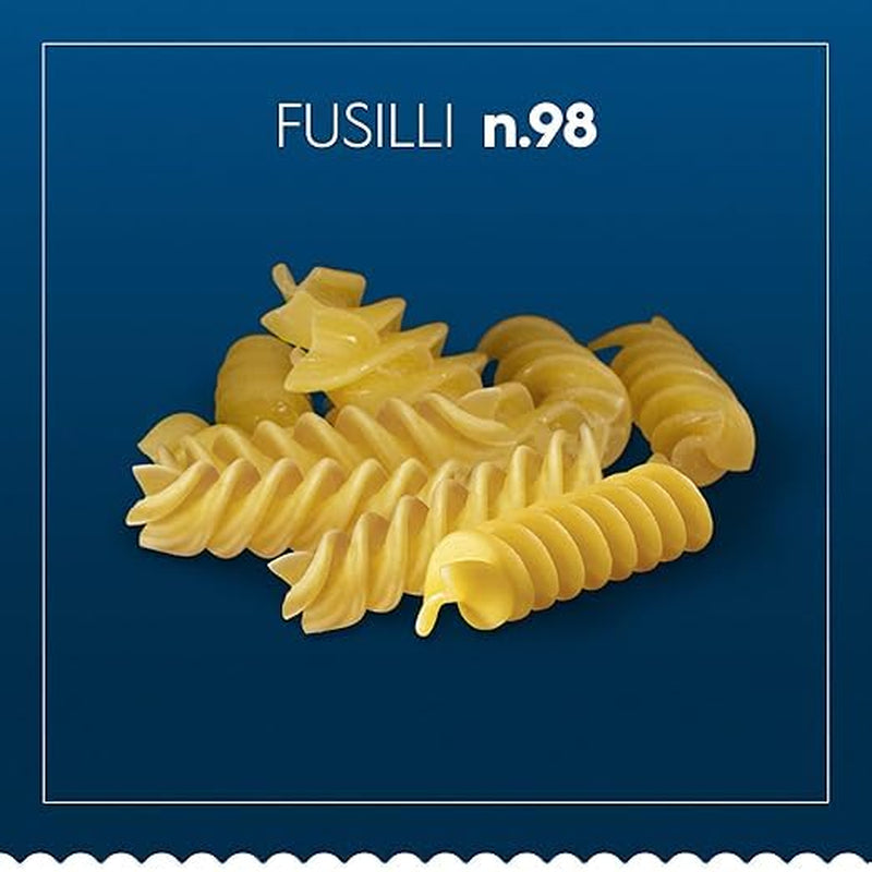 Barilla Pasta Classica Fusilli N. 98 di semola di grano duro di alta qualità, sempre al dente, Peperoncini, Spaghetti, Fusilli, Penne, Italiana, 500g