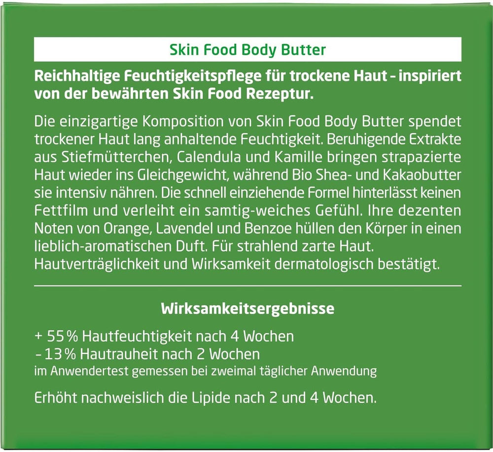 WELEDA Organic Skin Food Body Butter, Crema corpo unisex per la cura della pelle secca e ruvida, 150 ml Doccia e bagno Naty Shop