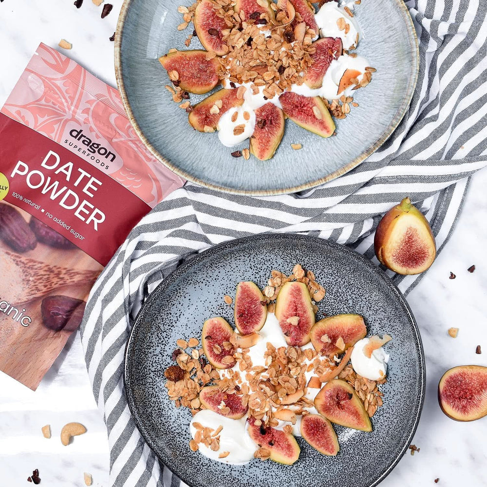 Datteri in polvere 100% biologici, vegani e senza glutine, naturalmente dolci, 6 x 250 grammi Naty Shop prodotti disidratati