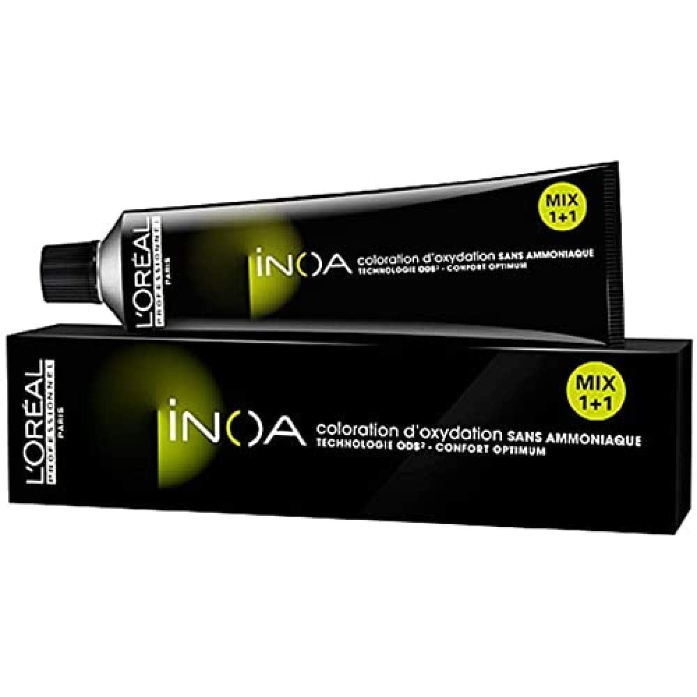 L'Oréal Professionnel INOA Colorație oxidativă fără amoniac 4 maro mediu, 1 pachet, (1x 60 ml)
