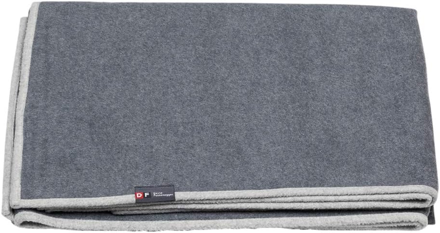 David Fussenegger Coperta in cotone 150X200 cm Coperta con motivo a sfumature di colore Soffici letti e coperte David Fussenegger Grigio scuro/Grigio 135X200 cm