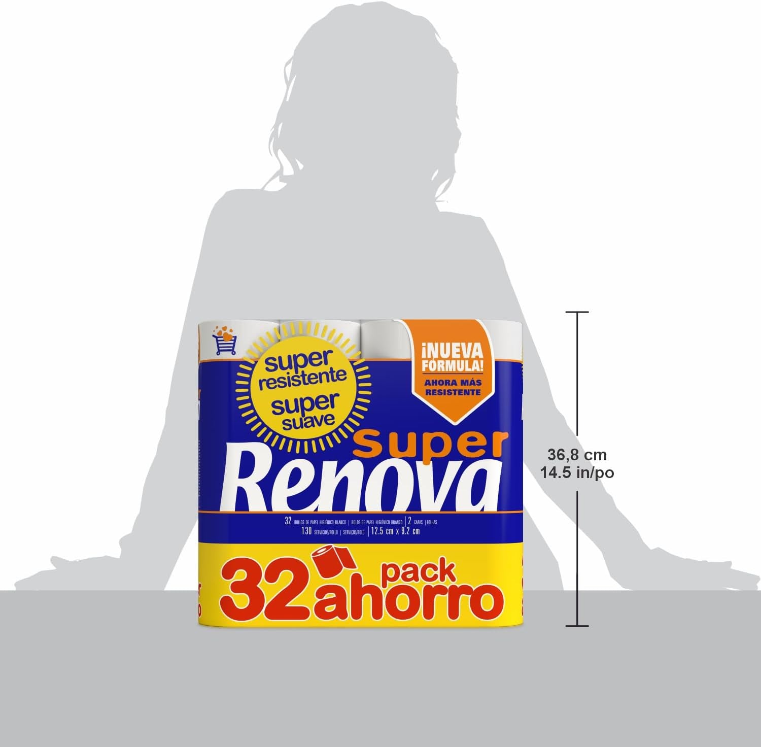 Hârtie igienică Renova Super Blanco, 32 de role