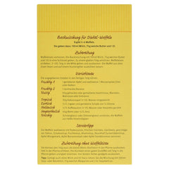 Demeter Bauck Hof Bio Dinkel Wafflen, 200 G Miscela per cuocere e cuocere Naty Shop