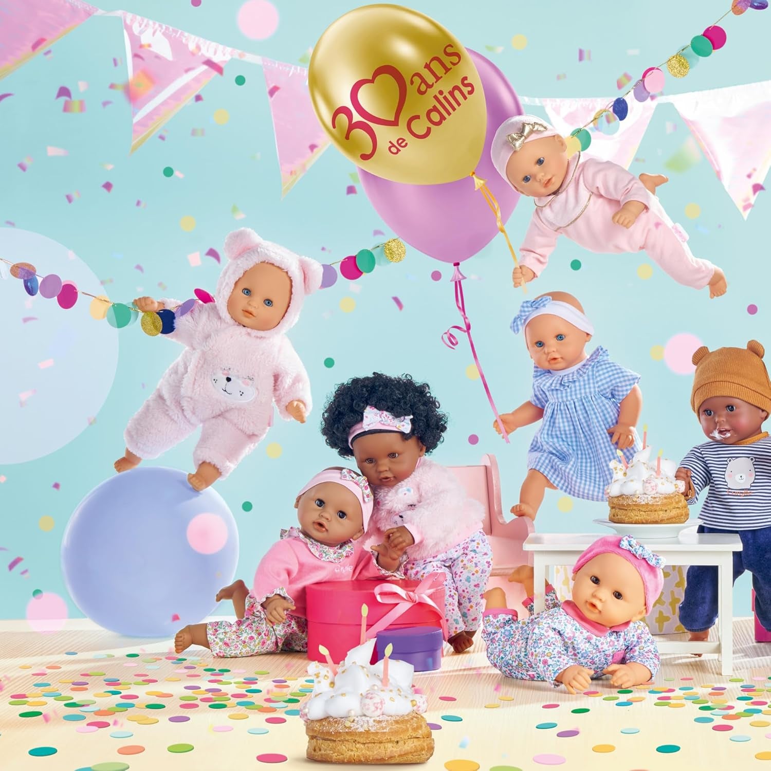 Corolle 9000100270 - Mon Premier Poupon Calin Manon, păpușă franceză cu talisman și parfum de vanilie